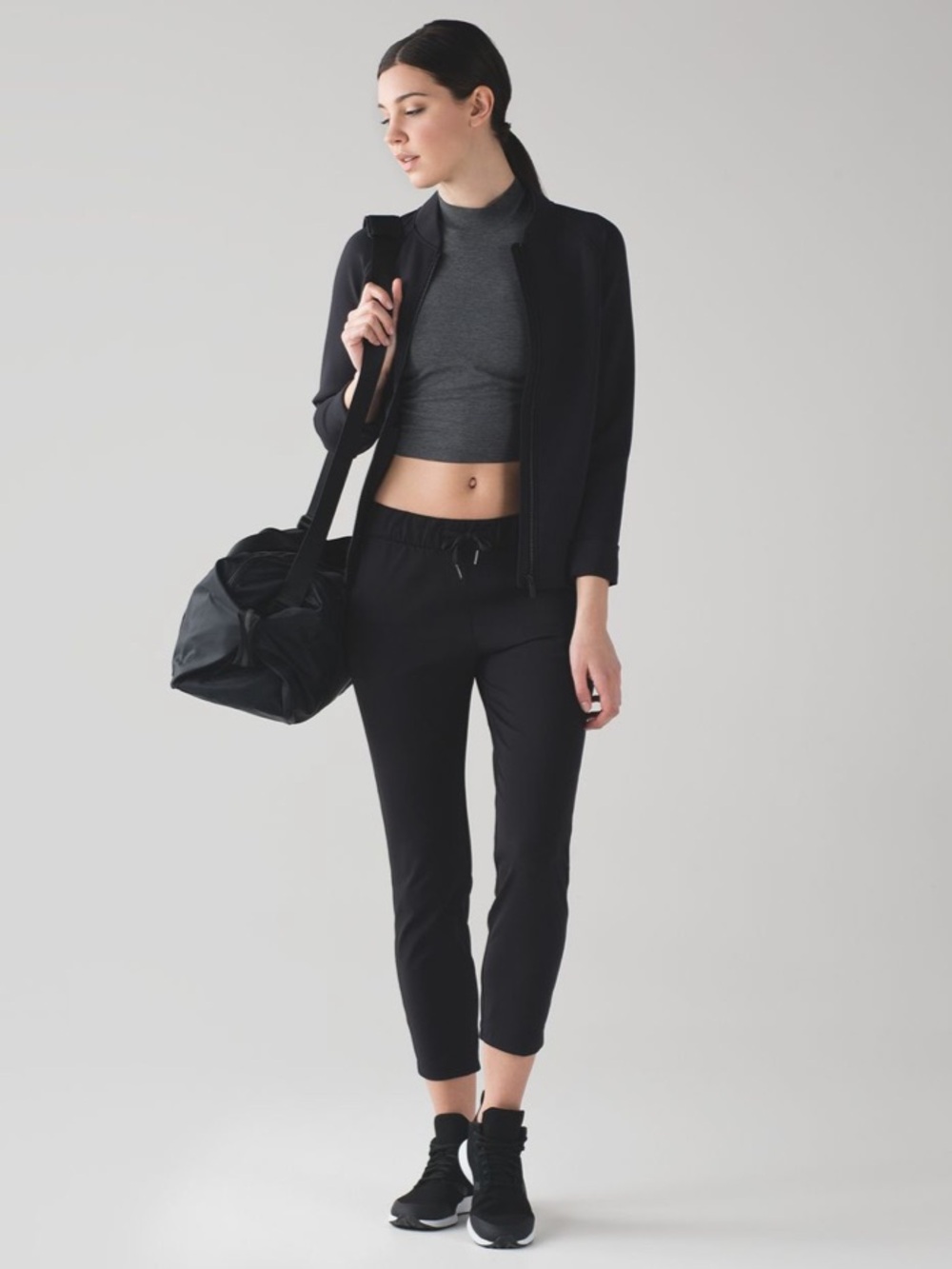 Lululemon On The Fly Pant *28” 7/8 length Black Size 6 Style No. W5ALWS - Picture 1 of 13